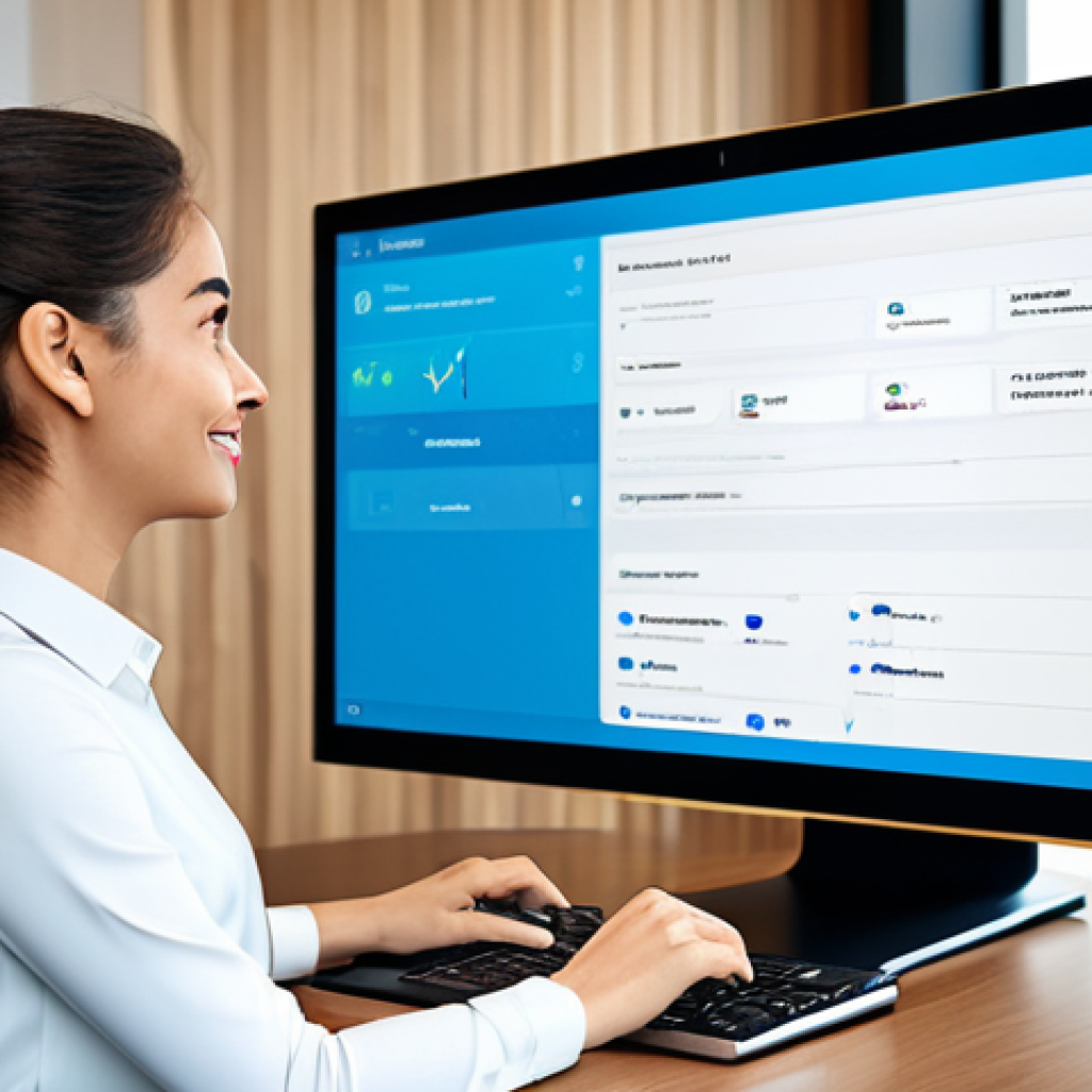 대화형 AI 프로젝트 성공 사례 분석 - AI Chatbot in Banking**

"A professional AI chatbot interface displayed on a computer screen in a mo...