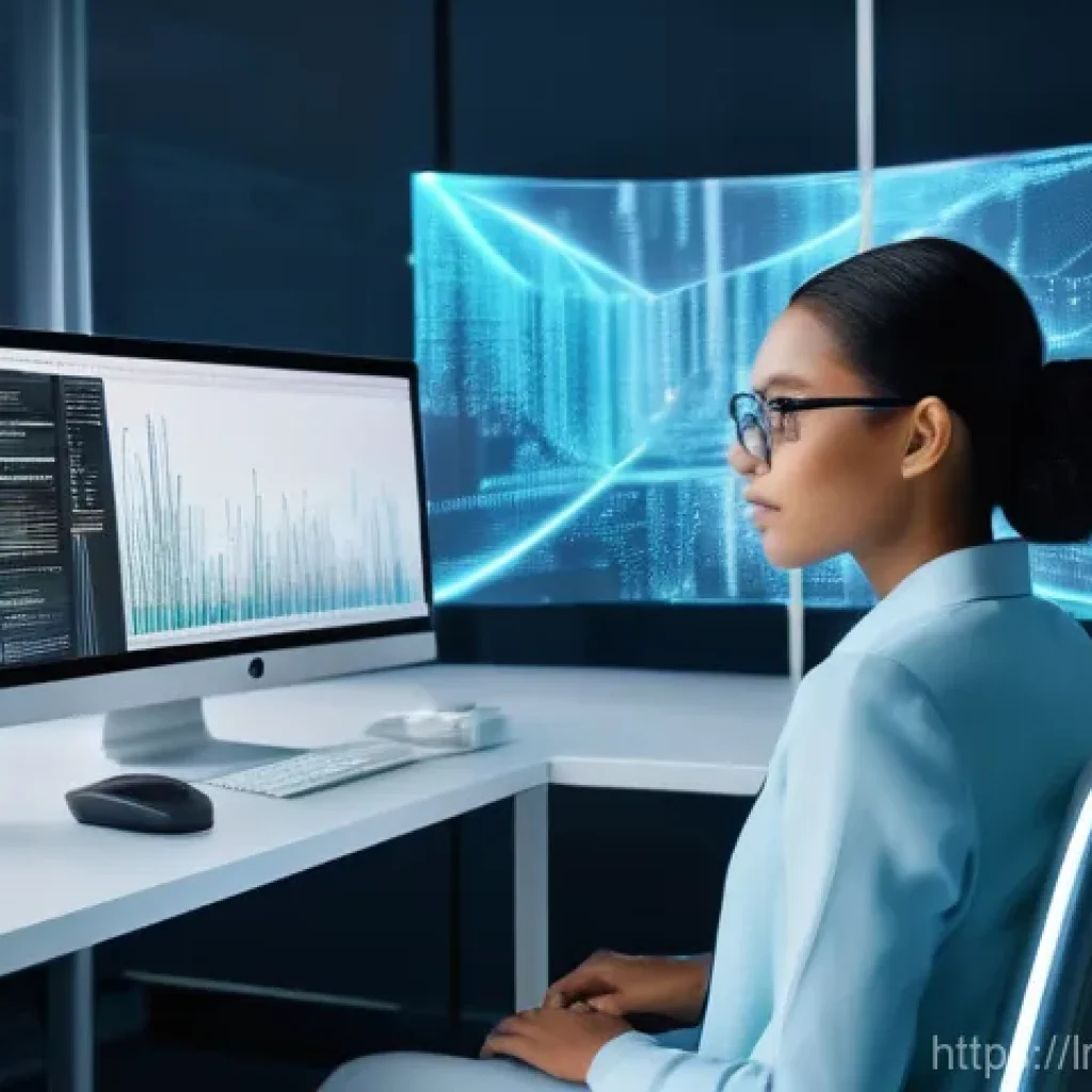 대화형 AI 프레임워크 라이브러리 총정리 - **Image Prompt:** A modern, sleek workspace bathed in soft, futuristic light. A young professional, ...